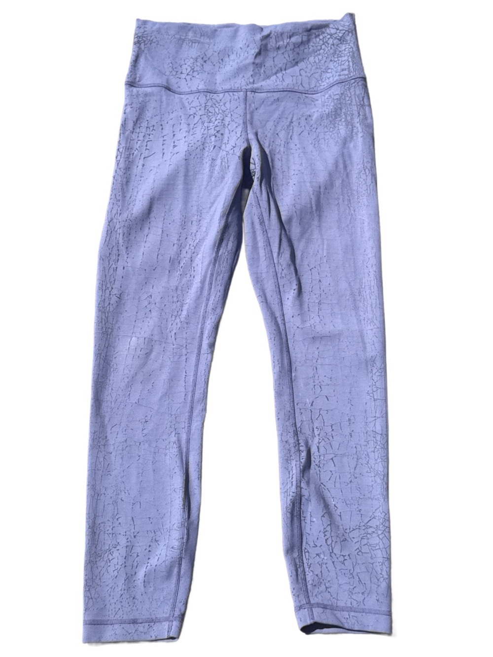 Lululemon Wunder Train Crackled Purple Size 8 Full Length